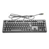 Teclado Gamer YTM-28208B Yeyian Asward Series 3000 RGB, Mecánico, Switch Blue, Alámbrico, Negro (Español)