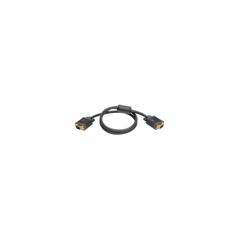 CABLE VGA COAXIAL PARA MONITOR ALTA RESOLUCION HD15 M/M, 0.91M .