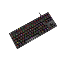 Teclado Gamer XZEAL XZ1020, Teclado Mecánico, Switch Red, Alámbrico, Negro (Español)