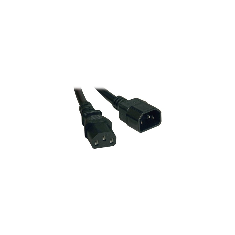 CABLE DE EXTENSION COMPUTADORA PC C14/C13 10A 18AWG, 0.91M