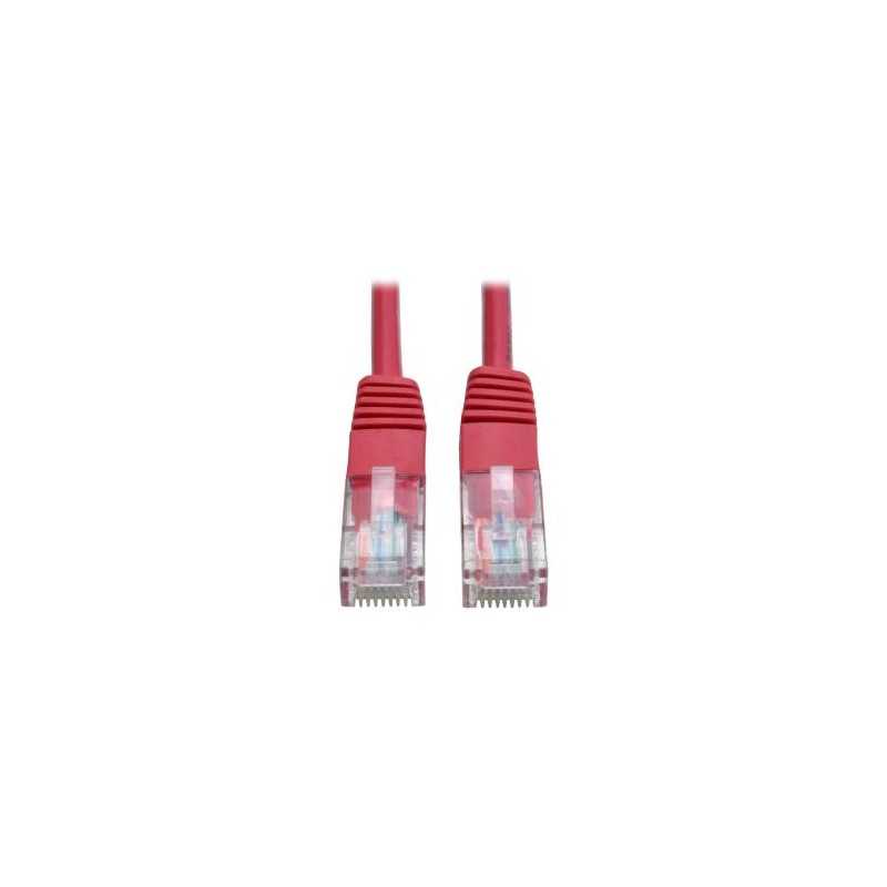 Tripp Lite Cable Patch Moldeado Cat5e UTP RJ-45 Macho - RJ-45 Macho, 7.62 Metros, Rojo