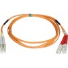 Cable Fibra Óptica Duplex Lc Macho - Sc Macho, 62.5/125, 6 Metros, Naranja TRIPP-LITE