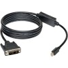 Cable Mini Displayport 1.2 Macho - Dvi-I Macho, 1080P, 1.83 Metros, Negro 