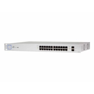 Switch Networks Gigabit Ethernet UBIQUITI Unifi Switch Poe+, 24 Puertos 10/100/1000Mbps + 2 Puertos Sfp - Administrable