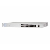 Switch Ubiquiti Networks US-24-250W Gigabit Ethernet UniFi Switch PoE+, 24 Puertos 10/100/1000Mbps + 2 Puertos SFP - Gestionado