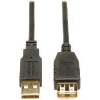 Tripp Lite Cable USB 2.0 A Macho a USB 2.0 A Hembra de 4.88 Metros, Negro