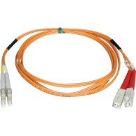 Cable Fibra Óptica Dúplex Lc Macho - Sc Macho, 62.5/125, 15 Metros, Naranja TRIPP-LITE TRIPP-LITE