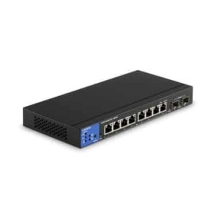 Switch Gigabit Ethernet Lgs310Mpc, 8 Puertos Poe+ 10/100/1000Mbps + 2 Puertos Sfp, 20 Gbit/S, 8.000 Entradas - Administr LINKSYS