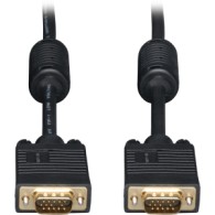 CABLE VGA COAXIAL PARA MONITOR ALTA RESOLUCION HD15 M/M, 6.10M .