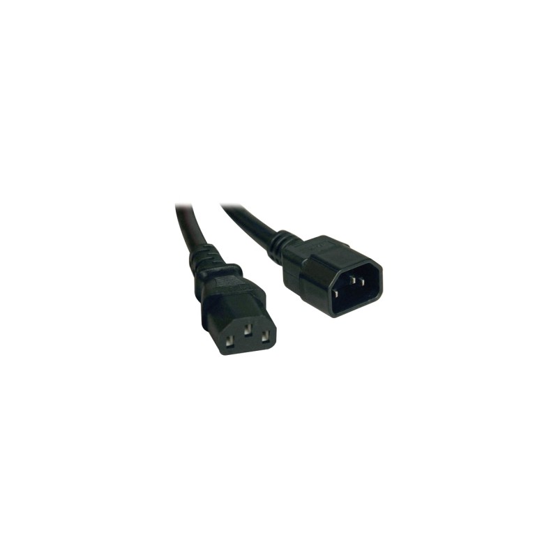 CABLE DE EXTENSION COMPUTADORA PC C14/C13 10A 18AWG, 3.05M .