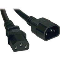 CABLE DE EXTENSION COMPUTADORA PC C14/C13 10A 18AWG, 3.05M .