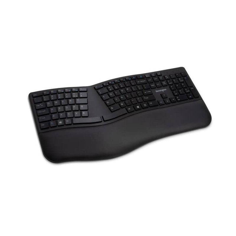 Teclado Pro Fit Ergo K75401ES Kensington, Inalámbrico, Negro (Español)