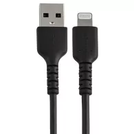 Cable de Carga Startech.com RUSBLTMM15CMB Certificado MFi Lightning Macho - USB A 2.0 Macho, 15cm, Negro, para iPod/iPhone/iPad