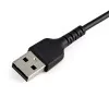 Cable de Carga Startech.com RUSBLTMM15CMB Certificado MFi Lightning Macho - USB A 2.0 Macho, 15cm, Negro, para iPod/iPhone/iPad