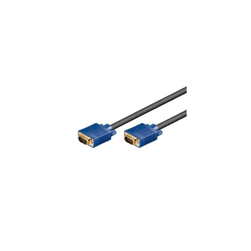 Cable 311818 BRobotix VGA Macho - VGA Macho, 1.8 Metros, Negro