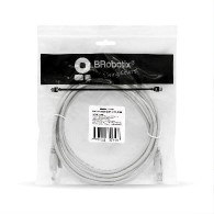 Cable Patch 308187 BRobotix Cat6 UTP RJ-45 Macho - RJ-45 Macho, 50cm, Gris