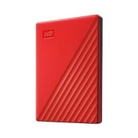 Disco Duro Externo Western Digital WD My Passport, 2TB, USB 3.2, Rojo