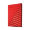 Disco Duro Externo Western Digital WD My Passport, 2TB, USB 3.2, Rojo