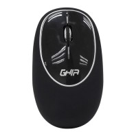 Mouse Ghia GT100NN, RF Inalámbrico, 1000DPI, Negro