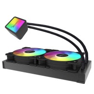 Enfriamiento Líquido XZEAL XZ400 para Computadora, 2 Ventiladores de120mm, RGB