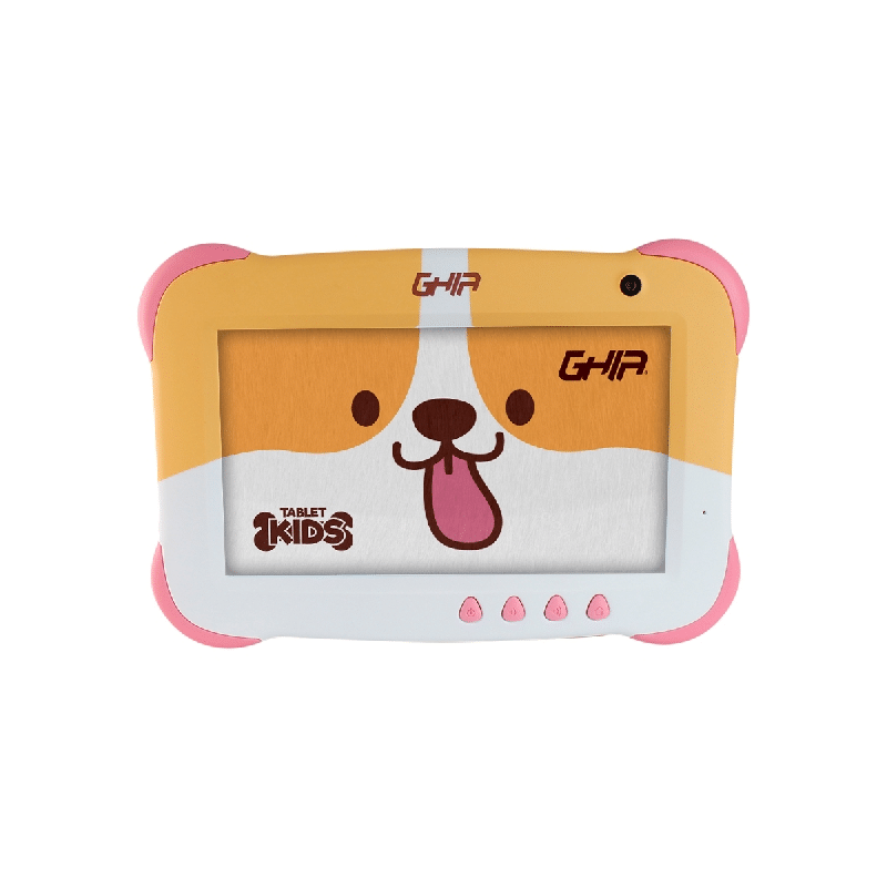 Tablet Para Niños 7 Kids 7", 16Gb, Android 9.0 Go Edition, Café/Blanco Ghia GHIA