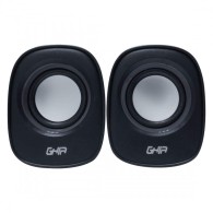 Bocinas GAC-184N Ghia, Alámbrico, 2.0 Canales, 4W RMS, USB, Negro