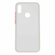 Funda con Mica AC-8952 Ghia, para Huawei Y6, Transparente/Blanco