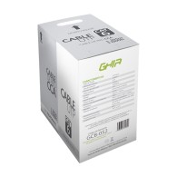 Bobina de Cable GCB-052 Ghia Cat6 UTP 4 Pares, 305 Metros, Blanco