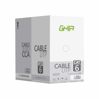 Bobina de Cable GCB-052 Ghia Cat6 UTP 4 Pares, 305 Metros, Blanco