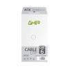 Bobina de Cable GCB-052 Ghia Cat6 UTP 4 Pares, 305 Metros, Blanco