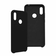 Funda de Silicona AC-8988 Ghia con Mica para Huawei Y6, Negro