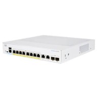 Switch Cisco Gigabit Ethernet Business 350, 8 Puertos Poe+ 10/100/1000Mbps + 2 Puertos Sfp, 20 Gbit/S, 16.000 Entradas - Adminis CISCO
