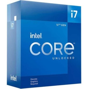 Intel Core i7-12700KF Procesador, Socket 1700, 3.60GHz, 12-Core, 25MB Smart Cache, 12va. Generación - Alder Lake