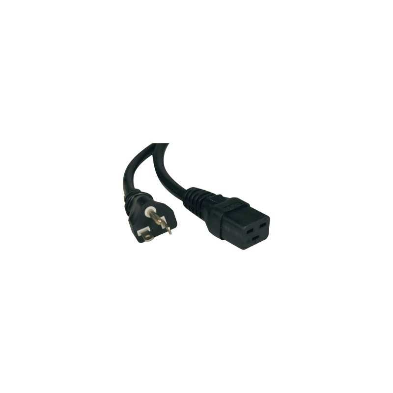 CABLE DE ALIMENTACION DE USO PESADO 12 AWG IEC 320 C19 10 PIE