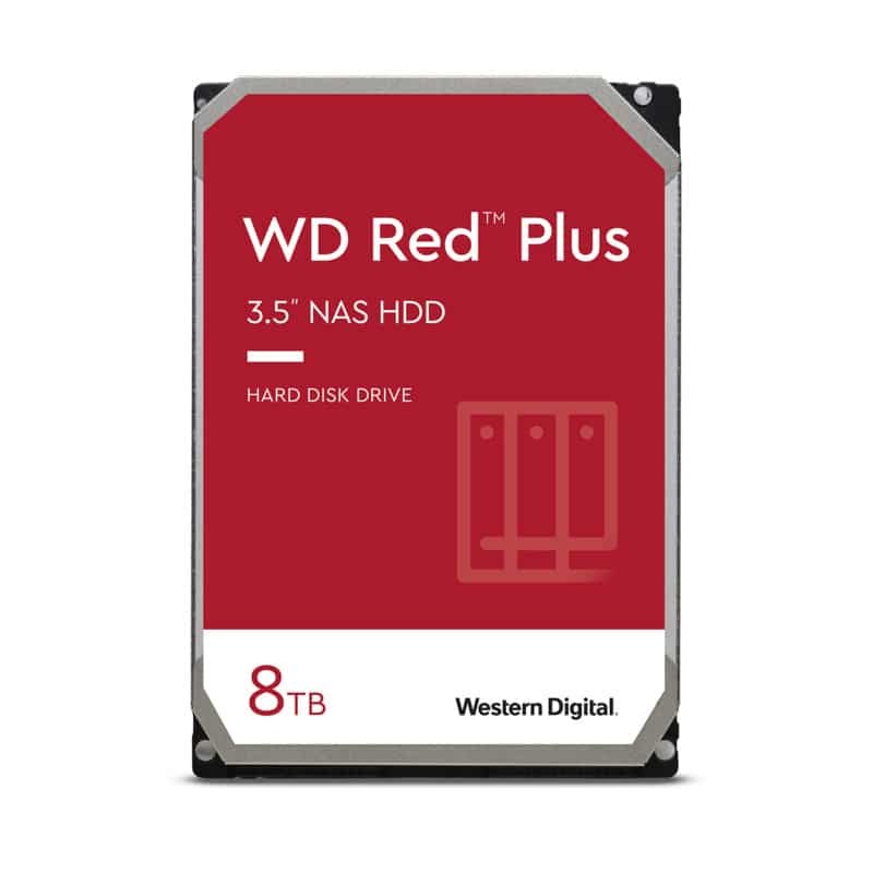 Disco Duro Wd Wd80Efbx Red Plus, 8Tb, Serial Iii, 7200Rpm, 256Mb Caché, 3.5" WESTERN DIGITAL WESTERN DIGITAL