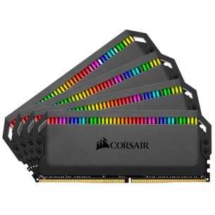 Kit Memoria Ram Dominator Platinum Rgb Ddr4, 4000Mhz, 32Gb (4 X 8Gb), Cl19, Xmp CORSAIR