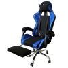 Silla Gamer XZEAL XZSXZ52A Azul Con Reposapiés, Soporta hasta 150kg