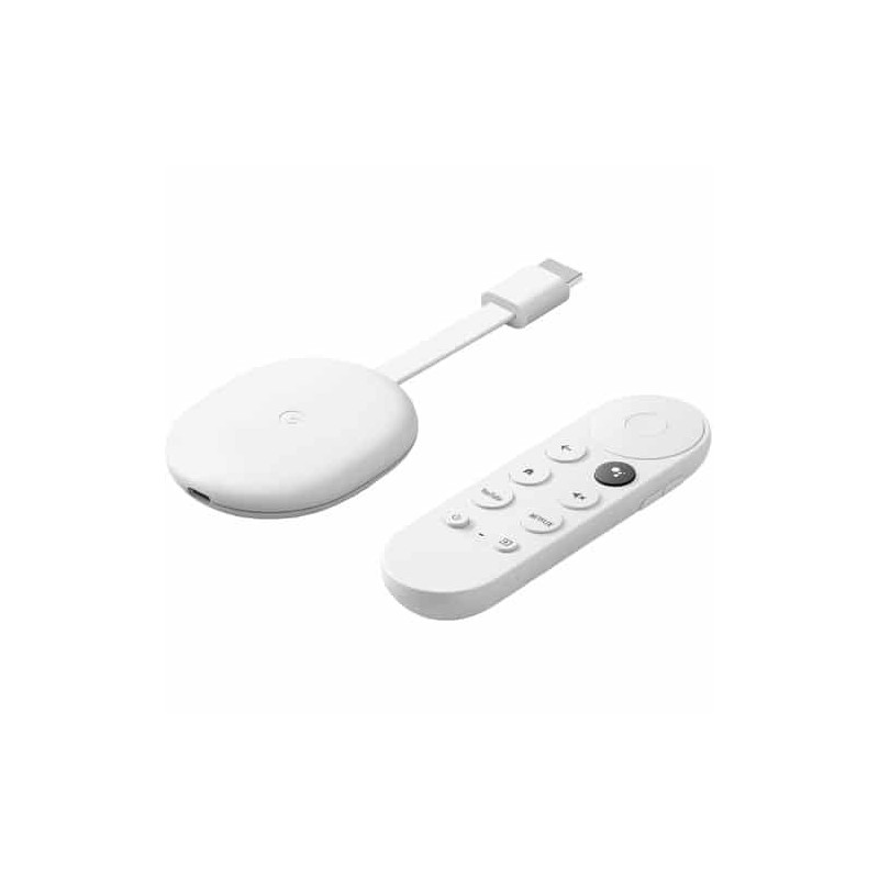 Google Chromecast Reproductor 4K Ultra HD con Google TV, Android, WiFi, HDMI, USB-C
