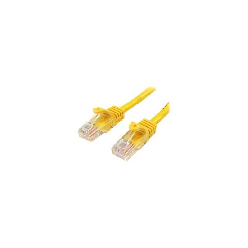 CABLE DE RED 5M AMARILLO CAT5E ETHERNET SIN ENGANCHE