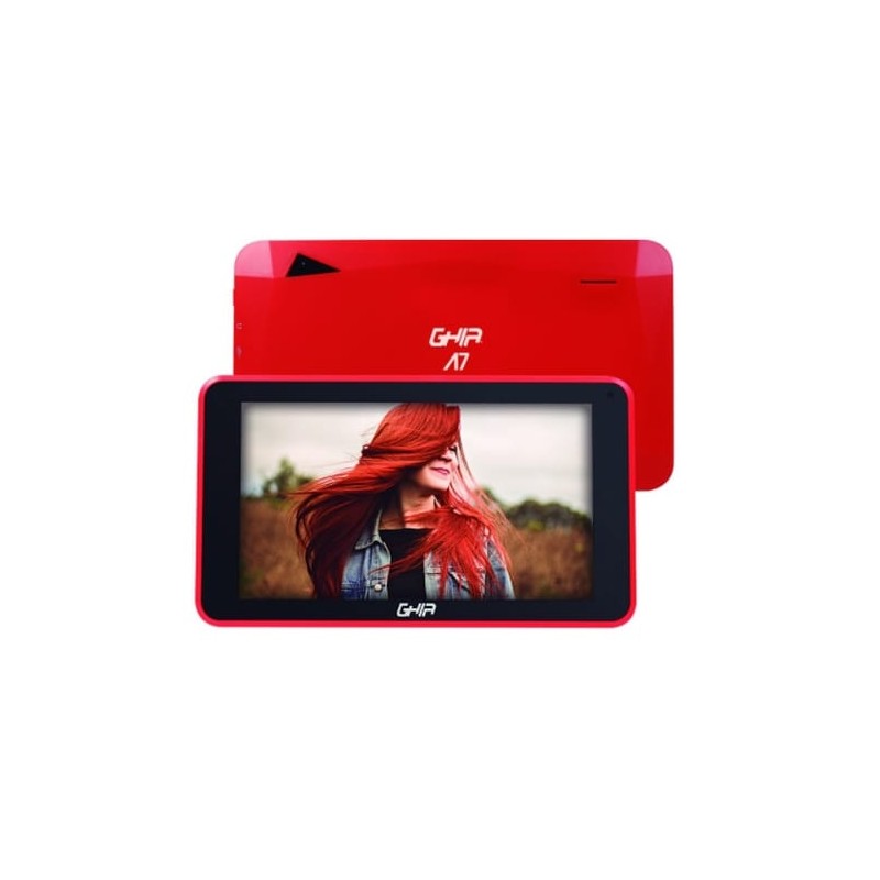 Tablet A7 7”, 16Gb, Android 11 Go, Rojo Ghia GHIA