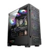 Gabinete Xzeal XZ135, Torre Media, USB 2.0/3.2, sin Fuente, Negro