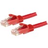 CABLE DE RED DE 1.8M ROJO CAT6 6 ETHERNET GIGABIT SIN ENGANCHES