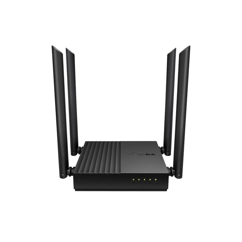 Router TP-Link ARCHER C64 AC1200, Inalámbrico, 1200Mbit/s, 5x RJ-45, 2.4/5GHz, con 4 Antenas Externas