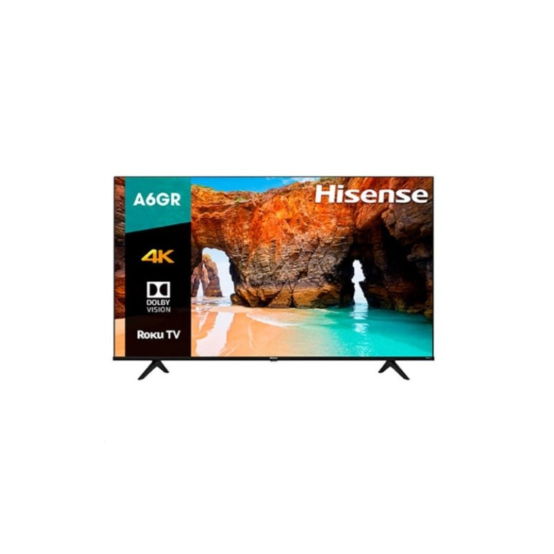 Smart Tv Led A6Gr 58", 4K Ultra Hd, Negro Hisense Hisense