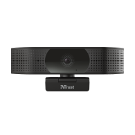 Webcam Trust Teza 4K, 2160p, 3840 x 2160 Pixeles, USB 2.0, Negro TRUST