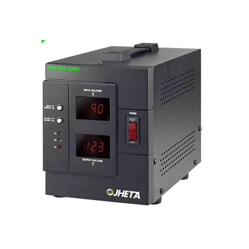 Regulador Jheta Avr Pro 3000, 1600W, 3000Va, Entrada 120 V, Salida 85-149V, 4 Contactos JHETA JHETA