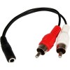 Cable De Audio Estéreo Mini 3.5Mm Hembra 2X Rca Macho StarTech STARTECH