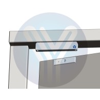 Cerradura Magnética para Puerta YM-350W-S YLI Electronic, 5.26 x 22.8cm, 350Kg YLI ELECTRONIC