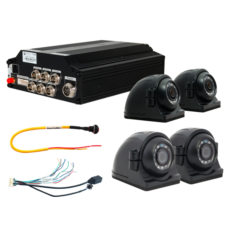 Kit De Vigilancia Mx1N Con 4 Cámaras Móviles Cctv Domo Y 5 Canales, Con Grabadora, Cable Mserial Y Botón De Pá MERIVA TECHNOLOGY MERIVA TECHNOLOGY