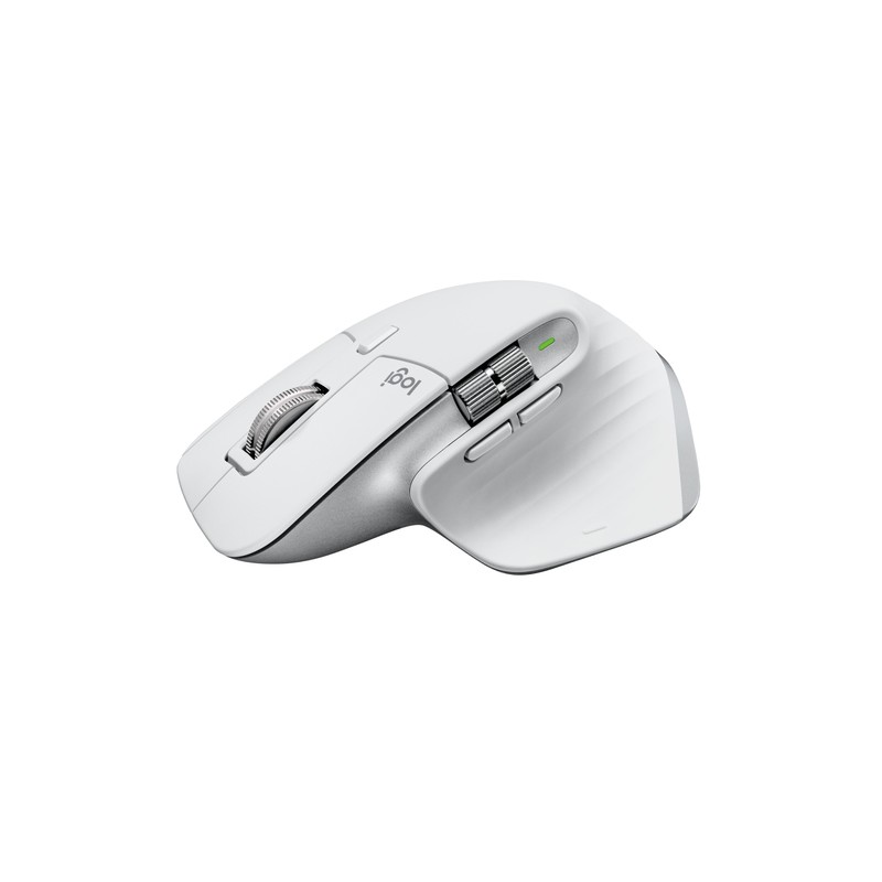 Mouse Ergonómico Logitech Óptico Mx Master 3S, Inalámbrico, Bluetooth, 8000Dpi, Gris Pálido Logitech LOGITECH